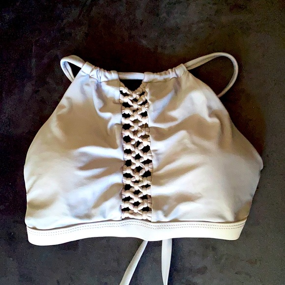 Women’s size small blue bikini halter top - Picture 2 of 3